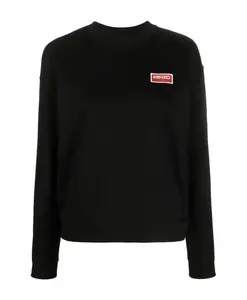 Черная женская толстовка, мода Kenzo, черный