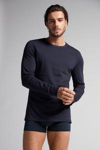 Топ с длинными рукавами CREW NECK Intimissimi, синий