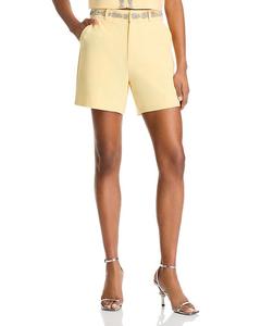 Саминa Украшенные шорты Cinq à Sept, желтый