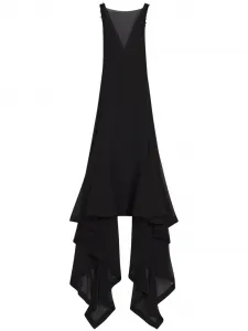 Платье макси Lanvin, черный