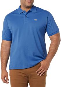 Lacoste мужская классическая поло с коротким рукавом из пике, Vaporous Blue