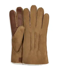 Перчатки из овечьей кожи Ugg, коричневый
