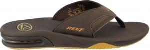 Мужские сандалии REEF с принтом Fanning, коричневый