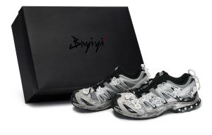 SALOMON Трекинговые ботинки XA PRO 3D унисекс низкие Black/Gray/Silver