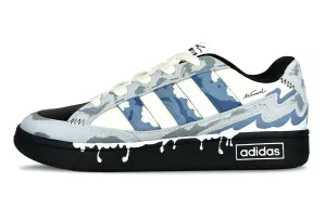 WCARD ADV Under Mount Fuji Low top Unisex сине-серые скейтборд кроссовки Adidas, синий серый
