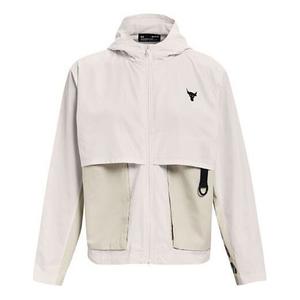 Куртка project rock woven hooded jacket white Under Armour, белый