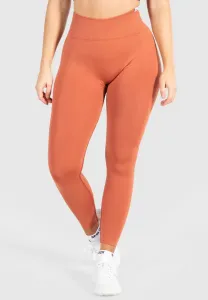 Леггинсы-Чулки amaze pro с высокой талией и эффектом подтяжки Smilodox, Cognac