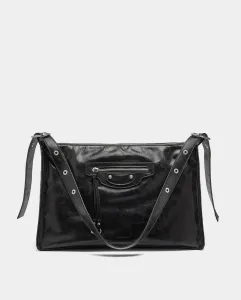 Сумка через плечо трансформер с эффектом состаривания и застежкой-молнией, гладкая Parfois, черный