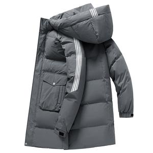 Пуховик Unisex с капюшоном утепленный VanCamel, серый