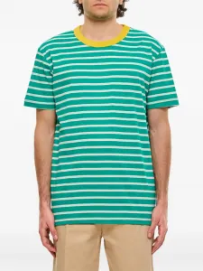 Полосатая футболка с круглым вырезом Howlin', зеленый