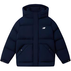New Balance Пуховик темно-синий для подростков