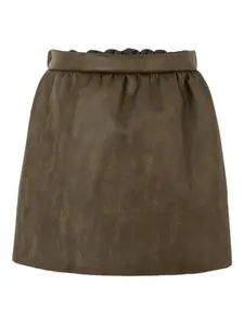 Юбка повседневного кроя с эластичным поясом Douuod Kids, коричневый
