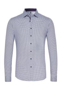 Повседневная рубашка DESOTO Slim fit Button Up Shirt, темно-синий