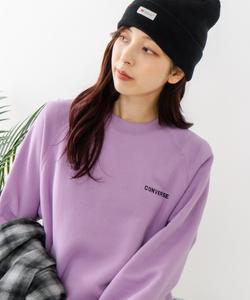 CONVERSE/(W) Толстовка с логотипом и флисовой подкладкой