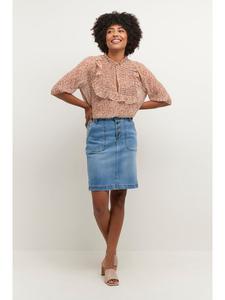 Юбка длиной до колена CULTURE, цвет light blue wash