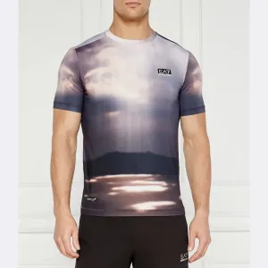 Облегающая футболка Ea7, мультиколор