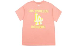 MLB Футболка Los Angeles Dodgers унисекс розовая