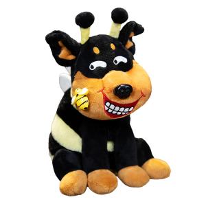 Bobby Bear Bee Dog, электрическая пчела ужалила собаку кукла Black плюшевая кукла высота 23cm