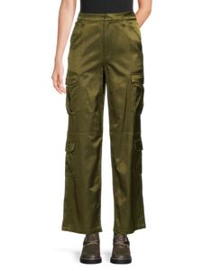 Атласные брюки-карго Cailyn rag & bone, цвет Army Green