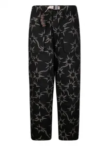 Брюки с принтом Brain Dead, черный