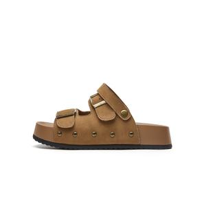 ST&SAT Пляжные сандалии женские желто-коричневые