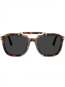 Солнцезащитные очки в квадратной оправе Persol, коричневый