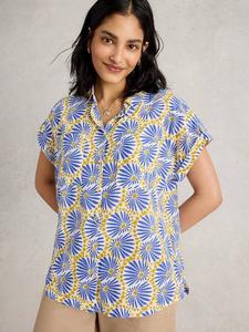 Футболка Ellie из чистого хлопка White Stuff, Blue/Multi