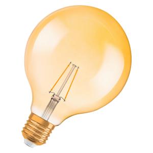 Светодиодная лампочка Osram, 12,4x16,8 см, золотой