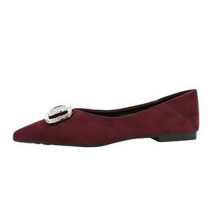 QITUMAUL Женские повседневные туфли Ancora Red на каблуке 1 см, цвет Ancora Red[Heel Height 1cm]