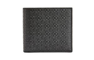 LOEWE Кожаный кошелек для мужчин Black