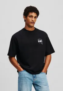 Футболка ikon с принтом оверсайз Karl Lagerfeld, Black