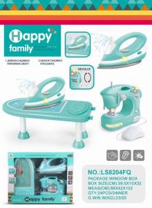 Максик, Гладильный набор со швейной машинкой Happy Family Maksik
