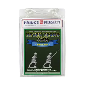 Хайлендские добровольцы Пайпер и наступающая пехота, Seven Years War Moulds (40mm)