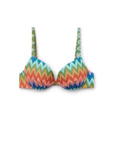 Бикини-топ-футболка CALZEDONIA Elegant Chevron, Mixed Colors