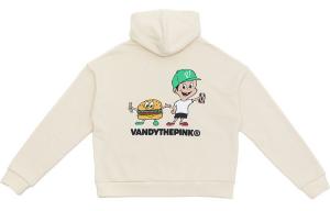 Пластиковая толстовка с капюшоном x lab Vandy The Pink, Ecru