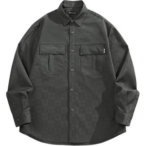 Повседневная рубашка мужская PEACEBIRD MEN, castle rock серый, batch 1