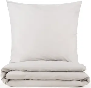 Комплект постельного белья 140x220 см + наволочка 50x70 см - простыни из микрофибры 140x220 см - комплект постельного белья из 2 предметов, светло-серый Blumtal