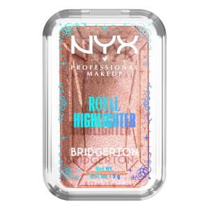 Хайлайтер bridgerton royal highlighter Nyx Professional Makeup, iridescent peach, вес 5 гр.