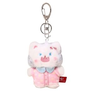 Милый пушистый удивленный котенок Mi Denim плюшевый кулон высота 8см длина 8см X3COMMUNE