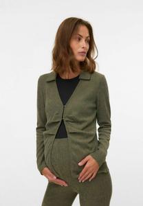 Блуза MAMALICIOUS NORMALER GESCHNITTENER V-AUSSCHNITT, Khaki