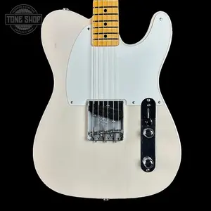 Fender Custom Shop Vintage Custom 1950 Pine Esquire Time Capsule Состаренный бело-слоновая кость с чехлом