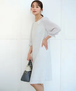 Твидовое платье Lame Loop Mall Suite L, цвет Light Gray [003]