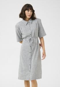Платье Kaffe Shirt dress, Light Grey Pinstripe/Grey