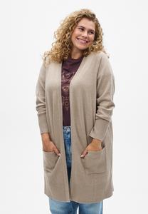Кардиган Zizzi Cardigan, Simply T. White Mel./Sand