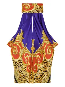 Топ с вырезом халтер и принтом Baroque Versace, желтый