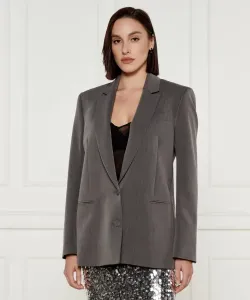 Элегантный жакет Regular fit Patrizia Pepe, серый