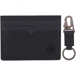 Tommy Hilfiger Кожаный картхолдер мужской тёмно-синий, Navy Blue DW6