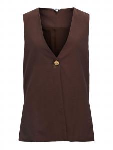 OBJECT Жилет 'OBJIsla' в темно-коричневом цвете