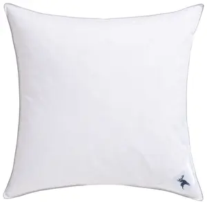 Перьевая подушка Älgdröm "Подушка Lodiken 40x80 см, 80x80 см", наполнитель: перья, чехол: хлопок, (1 шт.), подушка, сертифицирована DOWNPASS и NOMITE 80х80 см, белый