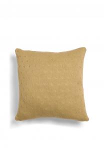 Подушка декоративная Essenza Ajour Knitted, 50x50 см, желтый